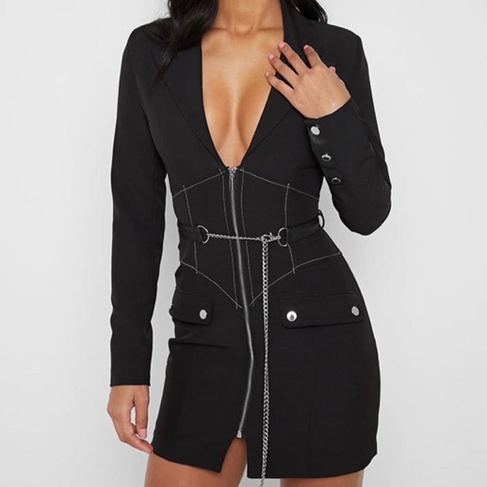 Elegant Black Women's Dress